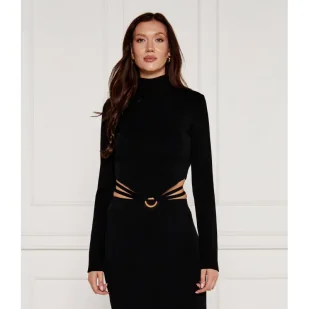 BOSS Sweter | Cropped Fit - Swetry damskie - miniaturka - grafika 1