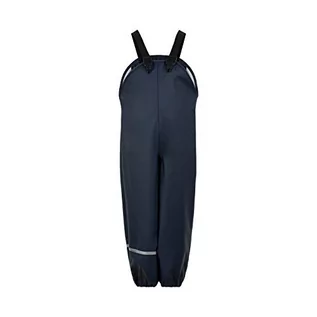 Odzież trekkingowa męska - Celavi Unisex Basic Rain Overall-Recycle spodnie przeciwdeszczowe, granatowy, 130 - grafika 1