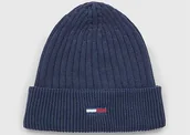 Czapki damskie - Tommy Hilfiger Czapka AW0AW12628 one size TJW Flag Beanie - miniaturka - grafika 1
