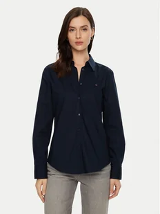Tommy Hilfiger Koszula WW0WW43577 Granatowy Regular Fit - Koszule damskie - miniaturka - grafika 1