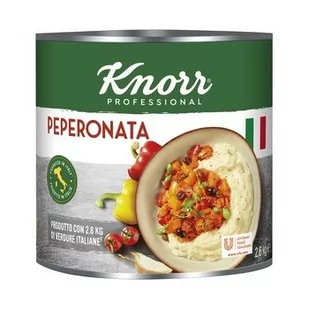 Peperonata (pokrojona kolorowa papryka w zalewie pomidorowej) Knorr 2,6kg - Szybkie dania obiadowe - miniaturka - grafika 1