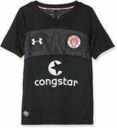 Piłka nożna - Under Armour dzieci FC St. Pauli zapasowego Replica trykot, czarny, YXL 1313662-003 - miniaturka - grafika 1