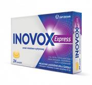 Przeziębienie i grypa - US Pharmacia SP Z O.O Inovox Express o smaku miodowo-cytrynowym 24 pastylki - miniaturka - grafika 1