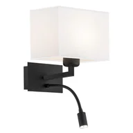 Lampy ścienne - Argon Kinkiet 1x15W LED E27 + 3W LED HILARY 868 RABAT 868 - miniaturka - grafika 1