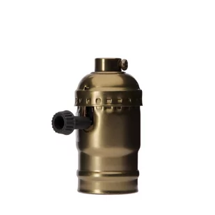 Oprawka On/Off E27 Brązowa Retro - Lampy pozostałe - miniaturka - grafika 1