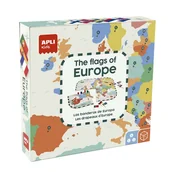 Puzzle - Puzzle edukacyjne Apli Kids Flagi Europy 5+ - miniaturka - grafika 1