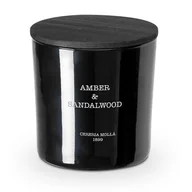 Świece - CERERIA MOLLA CM Świeca XL 600 gr Amber and Sandalwood CM-6637 - miniaturka - grafika 1