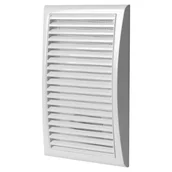 Kratki wentylacyjne - Kratka wentylacyjna z siatką 172 x 247 mm biała - miniaturka - grafika 1