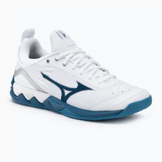 Buty sportowe męskie - Buty do siatkówki Mizuno Wave Luminous 2 white/sailor blue/silver - grafika 1