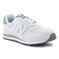 Buty sportowe damskie - Buty New Balance Jr GC574MW1 szare - miniaturka - grafika 1