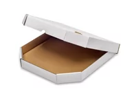 Pudełka i szkatułki - Pudełko na pizzę 320x320x40mm białe - miniaturka - grafika 1