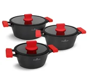 Zestawy garnków i patelni - Zestaw garnków 6 el. Obsidian Zwieger> - miniaturka - grafika 1