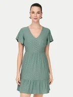 Sukienki - ONLY Sukienka codzienna 15289687 Zielony Regular Fit - miniaturka - grafika 1