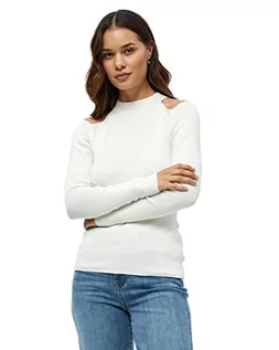 Swetry damskie - Desires Damski sweter Arlo z długim rękawem i odkrytymi ramionami, gardenia, XXL, Gardenia, XXL - grafika 1