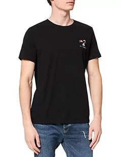 Blend Męski T-Shirt Xmas Regular Fit, 194007/Black, M - Koszulki męskie - miniaturka - grafika 1