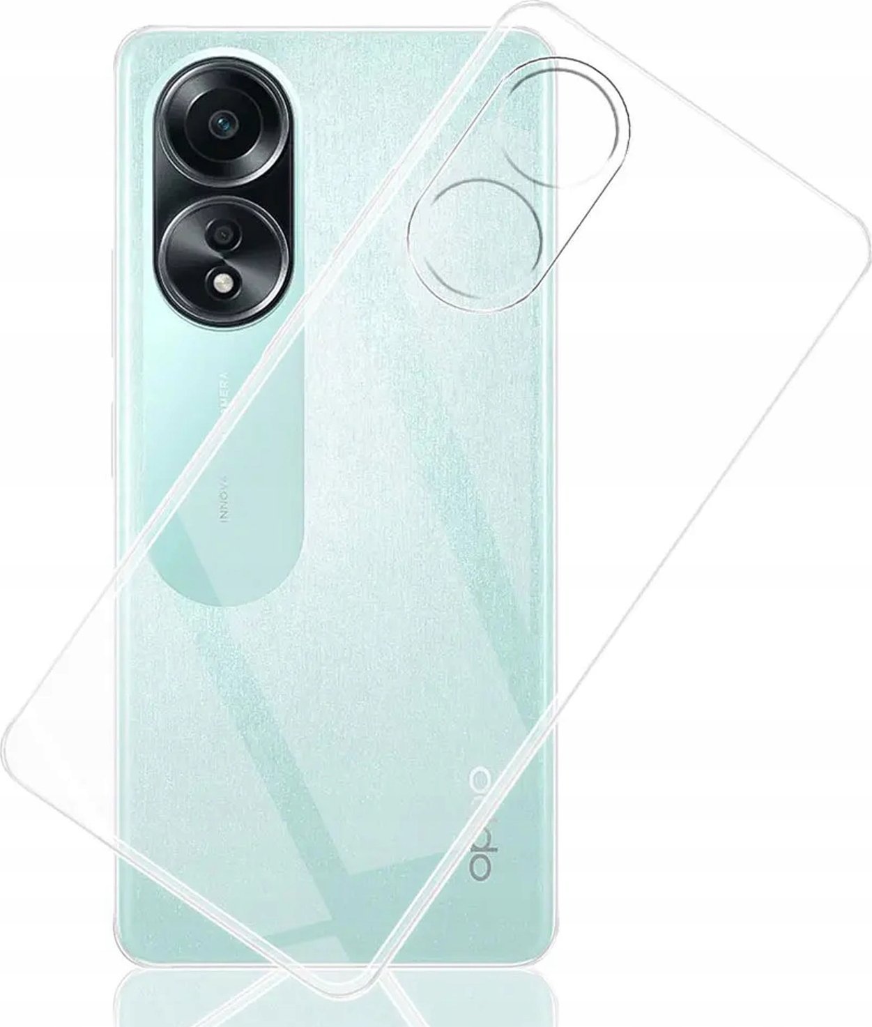 Hello Case ETUI DO OPPO A78 5G / A58 5G GUMOWE OBUDOWA CASE SILIKON SLIM POKROWIEC CASE0673