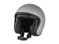 Kaski motocyklowe - ULTIMATE SPEED® Kask Jet, z wizjerem, rozmiar M (Srebrny/ czarny matowy) - miniaturka - grafika 1