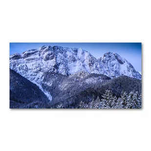 Foto obraz szkło hartowane Giewont Tatry - Obrazy i zdjęcia na płótnie - miniaturka - grafika 1