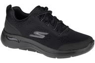 Sneakersy męskie - Skechers Go Walk Arch Fit 216116-BBK męskie sneakersy czarne - miniaturka - grafika 1