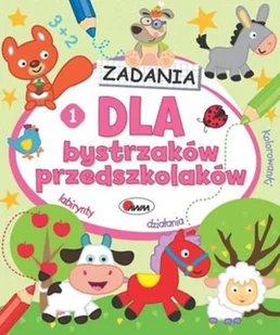AWM Zadania dla bystrzaków przedszkolaków 1 Jolanta Czarnecka - Książki edukacyjne - miniaturka - grafika 2