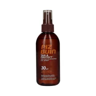 Balsamy i kremy do opalania - Piz Buin SPF30 Tan+Protect Oil Spray Olejek w sprayu dla intensywniejszego opalania 150 ml - miniaturka - grafika 1