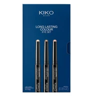 Zestawy kosmetyków damskich - KIKO Milano Long Lasting Colour Eye Set zestaw cieni do powiek w sztyfcie 3x1.6g - miniaturka - grafika 1
