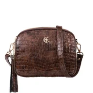 Torebki damskie - Torebka damska skórzana listonoszka z frędzlem Canaletto TD835s272 - miniaturka - grafika 1