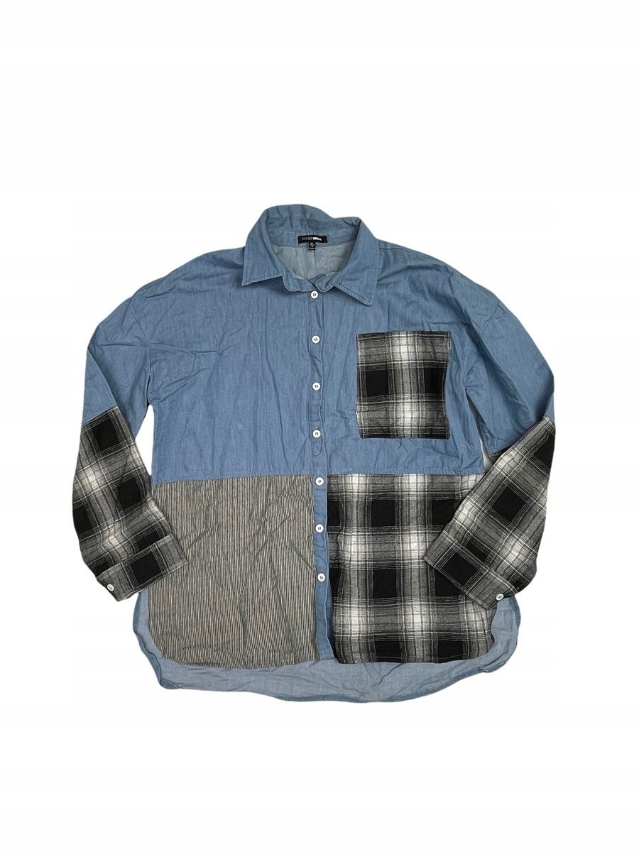 Jeansowa koszula męska FASHION NOVA M