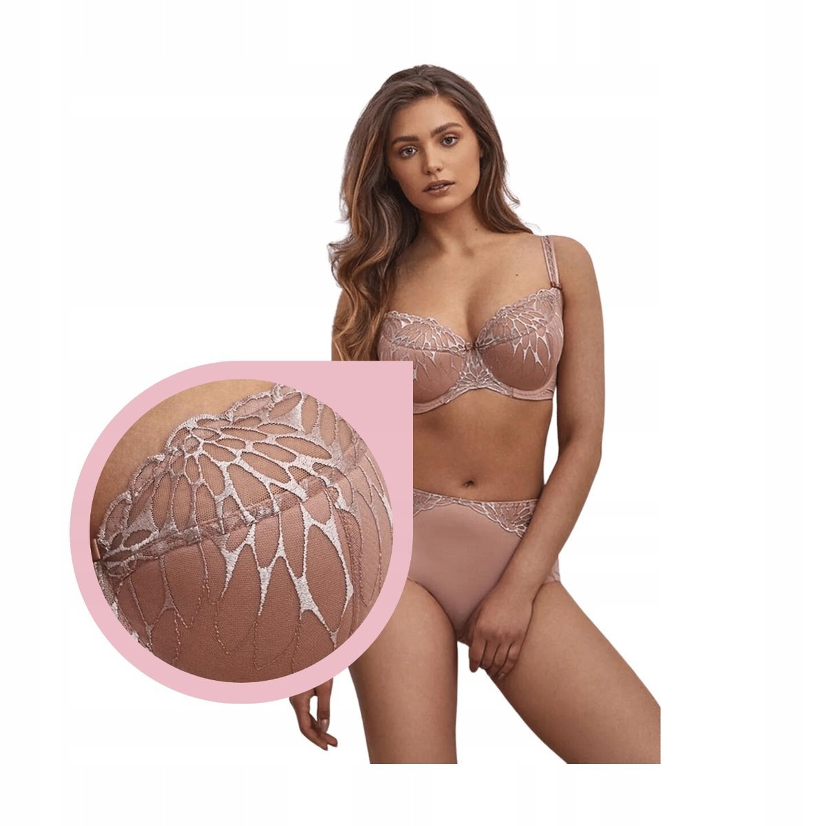 Biustonosz Dalia Sara K24 semi-soft mocca - 90C