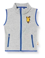 Kurtki i płaszcze dla chłopców - Playshoes Unisex dziecięca kurtka polarowa mysz, 37 – szary/melanż, 86 - miniaturka - grafika 1