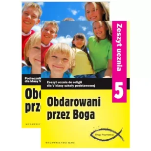 Pakiet Obdarowani przez Boga. Drogi Przymierza. Podręcznik i zeszyt ucznia do religii dla 5 klasy szkoły podstawowej - Podręczniki dla szkół podstawowych - miniaturka - grafika 1
