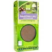Zdrowa żywność - Dary Natury Nasiona lnu odtłuszczone 100g EKO - miniaturka - grafika 1