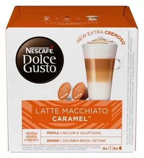 Nescafe DOLCE GUSTO DOLCE GUSTO Latte Macchiato Caramel 16 kapsułek - Kawa w kapsułkach i saszetkach - miniaturka - grafika 1