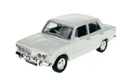Samochody i pojazdy dla dzieci - KOLEKCJA PRL DUŻY FIAT 125p BIAŁY 1:43 - miniaturka - grafika 1