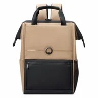 Torby na laptopy - Delsey Turenne Plecak 38 cm przegroda na laptopa beige - miniaturka - grafika 1