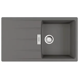 Franke Centro CNG 611-86 GSC Zlewozmywak granitowy jednokomorowy 86x50 cm kamienny szary 114.0687.329 - Zlewozmywaki - miniaturka - grafika 1