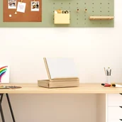 Przybory szkolne - vidaXL Sztaluga stołowa z szufladą, 33,5x25,5x7 cm, drewno sosnowe - miniaturka - grafika 1