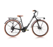 Rowery elektryczne - Sharp BK-DM022-EB Brązowy - miniaturka - grafika 1