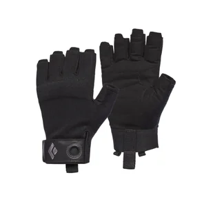 Rękawice wspinaczkowe Black Diamond Crag Half-Finger Glove black - M - Sprzęt wspinaczkowy - miniaturka - grafika 1
