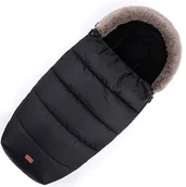 Śpiworki dla dzieci - Petite&Mars Śpiworek zimowy 4w1 Comfy Forever Black - miniaturka - grafika 1