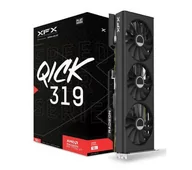 Karty graficzne - XFX Speedster QICK 319 Radeon RX 7700 XT Black Edition 12GB GDDR6 192bit RX-77TQICKB9 - miniaturka - grafika 1