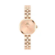 Zegarki damskie - Zegarek Daniel Wellington Elan Lumine Unitone DW00100720 Różowy - miniaturka - grafika 1