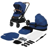 Wózki dziecięce - Lionelo Mika 3w1 Blue Navy - miniaturka - grafika 1