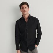 Koszule męskie - Reserved - Koszula slim fit - Czarny - miniaturka - grafika 1
