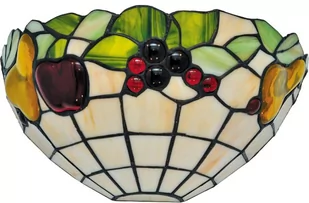 Kaja Kinkiet witrażowy Fruit 1xE27 40W K-W12550 - Lampy ścienne - miniaturka - grafika 1