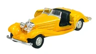 Samochody i pojazdy dla dzieci - WELLY OLD TIMER 1936 MERCEDES-BENZ 500K ŻÓŁTY BEZ DACHU 1:34 SAMOCHÓD NOWY METALOWY MODEL - miniaturka - grafika 1