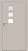 Drzwi wewnętrzne - Dre Drzwi Wewnętrzne Z Szybą Binito 11 Lakier Kaszmir - miniaturka - grafika 1