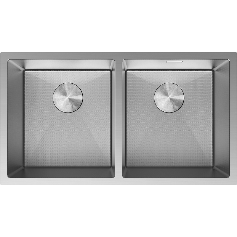 Mexen Binox zlewozmywak stalowy 2-komorowy 800 x 450 mm, inox HC - 6421802000-01HC