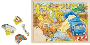 Goki, drewniane puzzle do układania Budowlana sielanka - Puzzle - miniaturka - grafika 1