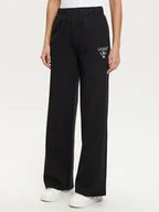 Spodnie sportowe damskie - Guess Spodnie dresowe V5RB12 KC3D2 Czarny Regular Fit - miniaturka - grafika 1